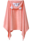Square Baby Bath Towel - Soft Polyester/Cotton Blend for Newborns 0-12 Months - Model FW01 by Baby Lamby at brixbailey.com