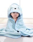 Square Baby Bath Towel - Soft Polyester/Cotton Blend for Newborns 0-12 Months - Model FW01 by Baby Lamby at brixbailey.com