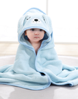 Soft Square Baby Bath Towel - Polyester/Cotton Blend for Newborns 0-12m - Model FW01 by Baby Lamby at brixbailey.com