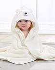Soft Square Baby Bath Towel - Polyester/Cotton Blend for 0-12 Months - Model FW01 by Baby Lamby at brixbailey.com