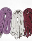 D-ring Handwoven cotton yoga Strap - 6'-5