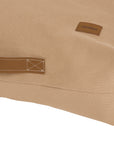 Luxury Oasis Beanbag in fawn, premium faux leather handle, removable machine-washable cotton cover, stylish kids reading corner by Ella James at brixbailey.com