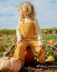 Ochre Chunky Cord Dungarees