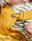 Ochre Chunky Cord Dungarees