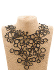 Octa Handcraft Black Statement Necklace