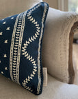 Odette Rectangular Cushion - Indigo