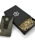 Slate Stone Card Holder with Optional Money Clip
