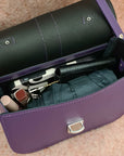 Olympia Handmade Leather Bag - Purple