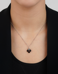 Silver Clover Necklace