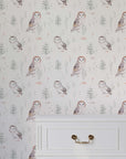 Barn Owl Watercolour Wallpaper