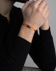 Carbon Regent Cord Bracelet