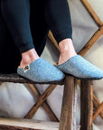Outback Women's Slipper in Grey and Curry