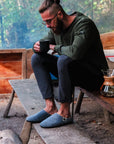 Outback Men's Slipper in Grey and Curry