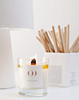 WHITE ORCHID CANDLE (FLORAL COLLECTION)
