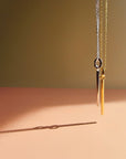 Minimalist Gold Bar Pendant