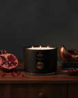 POMEGRANATE NOIR 3 WICK SCENTED CANDLE 350G
