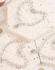 Personalised Pebble Silver Charm Bracelet