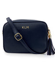 Personalised Luxury Crossbody Bag in Navy