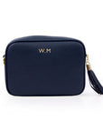 Personalised Luxury Crossbody Bag in Navy