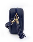 Personalised Luxury Crossbody Bag in Navy