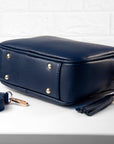 Personalised Luxury Crossbody Bag in Navy
