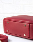 Personalised Luxury Crossbody Bag in Red
