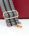 Personalised Luxury Crossbody Bag in Red