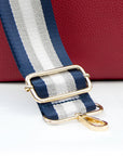 Personalised Luxury Crossbody Bag in Red