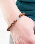 Personalised Men's Wooden Bracelet