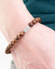 Personalised Men's Wooden Bracelet