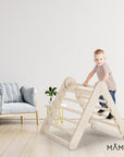 MAMOI® Triangle descalade interieur pour enfant, Mur escalade intérieur en bois pour bebe à partir de 1/2/3 an, Motricité libre montessori-5