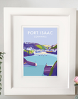Port Isaac Vintage Travel Poster Print