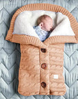 Baby Winter Warm Sleeping Bag - Cozy & Soft Knit for Infants & Toddlers by Baby Lamby at brixbailey.com