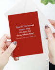 Quark The Herald Angels Sing Christmas Card