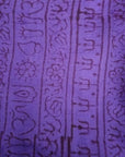 OM Hand Block Bhakti Yoga Prayer Sanskrit Hindu Mantra Shawl-10