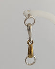 Silver Steed Snaffle Bit Stud Earrings