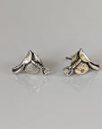 Silver Steed Silver Saddle Stud Earrings