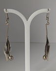 Silver Steed Tulip Dangling Earrings