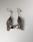 Silver Steed Tulip Dangling Earrings