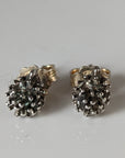 Silver Steed Pine Cone Stud Earrings