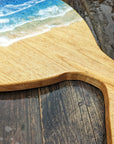 Whale Cheese Board with Resin Waves