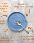 Pacific Blue Classic Spoon Rest