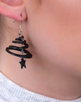 Mars & Venus Unique Recycle Rubber Earrings-0