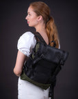 Colonel Vegan Unisex Water Resistant Backpack with Laptop Compartment