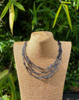 Flare Reclaimed Rubber Necklace-4