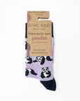 Save the Pandas Bamboo Socks in Lilac
