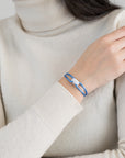 Snow Regent Cord Bracelet