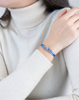 Silver Soho Diamond Cord Bracelet