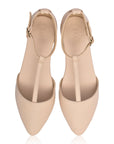 Paula Pointy Leather Flats-3