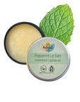 Peppermint Natural Lip Balm | Vegan, Hydrating & Nourishing | Plastic-Free, Handmade Lip Care